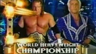 Triple H vs Ric Flair World Heavyweight Title Match Raw Sept 2 2002 [upl. by Seilenna]