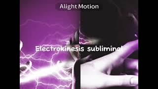 Electrokinesis subliminal [upl. by Ahseinek]