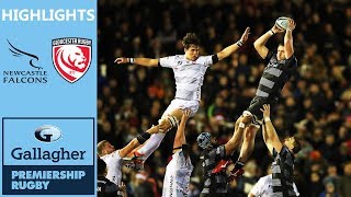 Late Penalty Decides Tight Match  Newcastle v Gloucester  Gallagher Premiership  Highlights [upl. by Bullis]