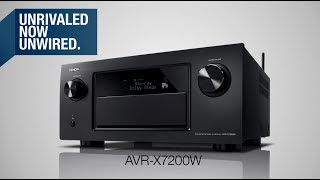 Denon AVRX7200W flagship AV receiver [upl. by Tannie518]