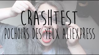 Crashtest  Patch pochoirs pour les yeux Aliexpress [upl. by Nnyletak]