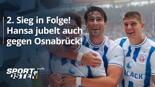 Hansa Rostock gewinnt Nordduell gegen Osnabrück  MDR [upl. by Marler]