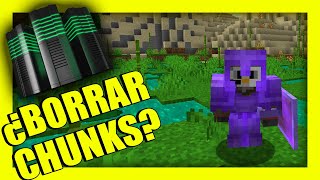 ALDEA MINECRAFT 3  Como BORRAR CHUNKS en MINECRAFT sin PERDER PROGRESOS  Unmined  CAP49 [upl. by Sadonia]