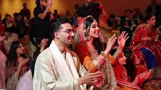 Ayma amp Umair Full Mehndi Dance Performances  Pakistani Wedding 2023 [upl. by Kerwon]