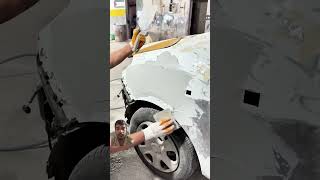 Denting painting new video viral please subscribe 🚙👈👀 satisfying automobile oddlysatisfying [upl. by Ydnat]