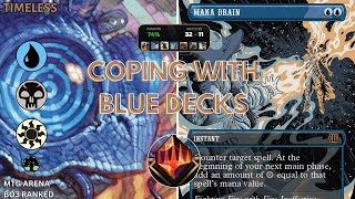 CRUSHING COUNTERSPELLS in MYTHIC  Esper Tempo  MTG Arena Timeless Bo3 Ranked [upl. by Frick]