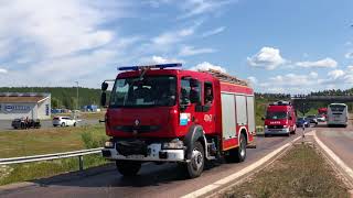 Firefighters from Poland in Sweden Part 22 [upl. by Aymik]