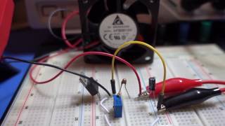 Simple Thermistor thermal resistor Cooler Controller  Auto Cooling System [upl. by Euqinomod]