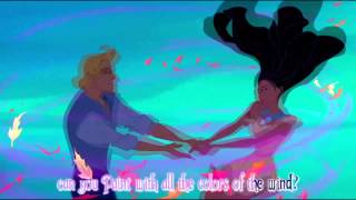 Karaoke  Instrumental  Pocahontas  Colors Of The Wind HQ  Lyrics [upl. by Roberts]