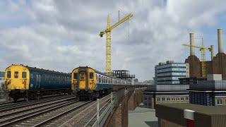 Train Simulator  AP Class 411  1V20 1000 London Victoria  Folkstone Harbour [upl. by Ahsikahs]