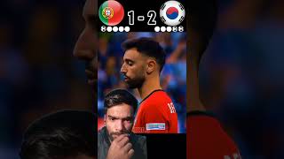 Portugal vs South Korea World Cup Quarterfinal soccerskills worldcup soccerplayer football cr7 [upl. by Vasti685]