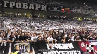 21374  ARENA UŽIVO quotDA VOLIM CRNOBELEquot  Partizan  Real Madrid 02012014 [upl. by Noedig]