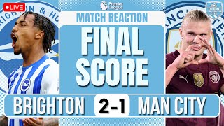 Man City COLLAPSING Brighton 21 Man City [upl. by Roper]