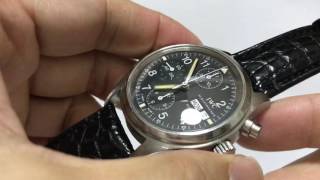 絶對經典IWC PILOT CHRONOGRAPH REF3706 [upl. by Laerdna847]