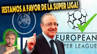 CANAL DEL PSG A FAVOR DE SUPER LIGA EUROPEA ✅ FLORENTINO PÉREZ [upl. by Aihseken]