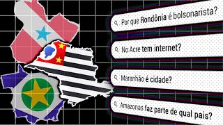 🔎 O que as pessoas Pesquisam sobre os Estados do Brasil [upl. by Ecnaled583]