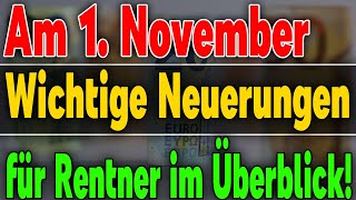 Erste Rentenzahlungen Informationen zur gesetzlichen Rentenversicherung ab 1 November [upl. by Eatnohs]