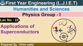 Lec22 Application of superconductors  Physics group1  First year engineering [upl. by Perce934]