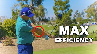 Get Maximum Efficiency Out of Your Swing  Achieving a Single Figure Handicap  Padraig Harrington [upl. by Aikemit]