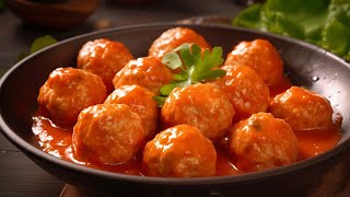 Albóndigas Jugosas en Salsa de Tomate ¡Una Delicia Irresistible [upl. by Iblehs]