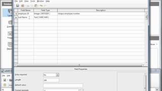 LibreOffice Base 01 Create a Database Create a Table [upl. by Gnoc]