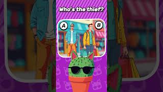 Whos the thief quiz riddles puzzle [upl. by Einnim]