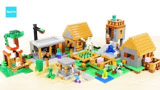 レゴ マインクラフト 村 21128 登録者30万人突破の感謝を込めて ／ LEGO Minecraft The Village  Thanks for 03M subs [upl. by Meaghan596]