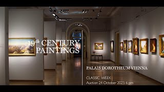 Preview 19th Century Paintings and Works of Art  Palais Dorotheum  Auctions 23 and 24 October 2023 [upl. by Amanda]