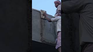 Elevation Design Plastering with Cement shorts plastering design elevation [upl. by Ainav]