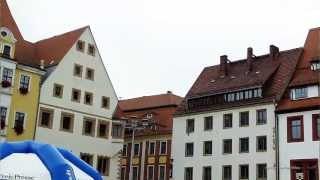 Der Obermarkt von Freiberg Sachsen größter bekanntester kulturhistorisch wertvoller Platz vor der St [upl. by Kcorb]