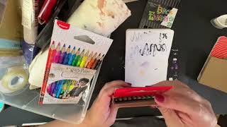 Unintentional ASMR Mary Rummaging Through Her Art Supplies [upl. by Karlen]