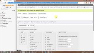 Setting Username Password phpMyAdmin and Show The Login Page [upl. by Anallise]