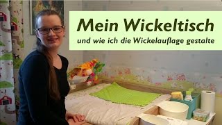 Mein Wickeltisch und wie ich die Wickelauflage gestalte  Meine Wickelkommode im Kinderzimmer [upl. by Amsden]