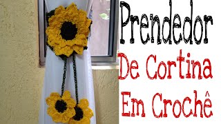 Como Fazer Prendedor Para Cortinas Em Crochê [upl. by Sualk]