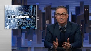 Tech Monopolies Last Week Tonight with John Oliver HBO [upl. by Einneb]