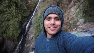 THE FAMOUS WATERFALL IN MCLEODGANJ🔥 [upl. by Naujled]