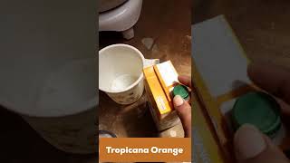 Tropicana Orange fresh fruit drink check this video [upl. by Luzader551]