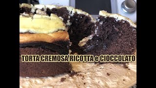 TORTA CREMOSA RICOTTA e CIOCCOLATO Bimby  Dal cuore cremoso [upl. by Nonnarb]