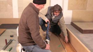 How To Use Secret Nailing When Laying Wooden Flooring from wwwStoneandWoodShopcouk [upl. by Jaimie997]