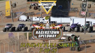 Monster Jam  Hagerstown Speedway 2021 Sunday Full Show [upl. by Stamata313]