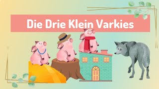 Die Drie Klein Varkies Kleuters Afrikaans Sprokie  Storie Speelgoed Lami Leer en Speel Videos [upl. by Noived]