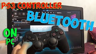 How to use DUALSHOCK 3 PS3 controller on PC using BLUETOOTHUSB [upl. by Ary]