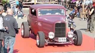 Avignon Motor Festival 2012  Un HotRod au concours délégance [upl. by Howlan]