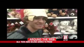 AL Teen Cole LaBrant Asks Selena Gomez to Prom [upl. by Nahshu]