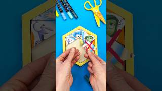 Solving Paper Craft Puzzle by Inside Out 🧩insideout2 insideout papercraft puzzle puzzles diy [upl. by Sayer]