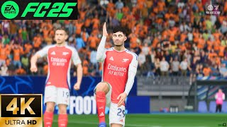 FC25 4K  Arsenal vs Shakhtar Donetsk  Ft MartinelliGeorgiy Sudakov  UEFA CL Final 2425 4K 60 [upl. by Fassold]