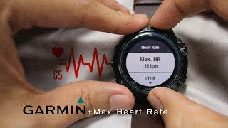 ตั้งค่า Max Heart Rate ให้ Garmin Watch [upl. by Stern]