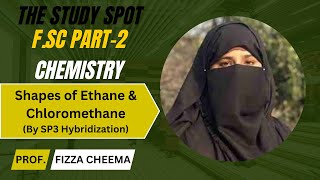 Shape of Ethane and Chloromethane CH7Fsc part 2second year chemistry in urduhindi [upl. by Bueschel]