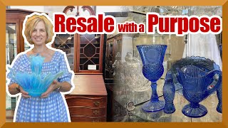 Best deals on antique and vintage finds Shop this charity resale with me [upl. by Heer]