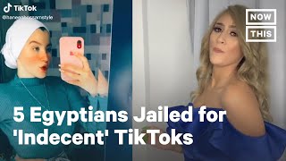 5 Egyptians Jailed for Indecent TikToks  NowThis [upl. by Latty]